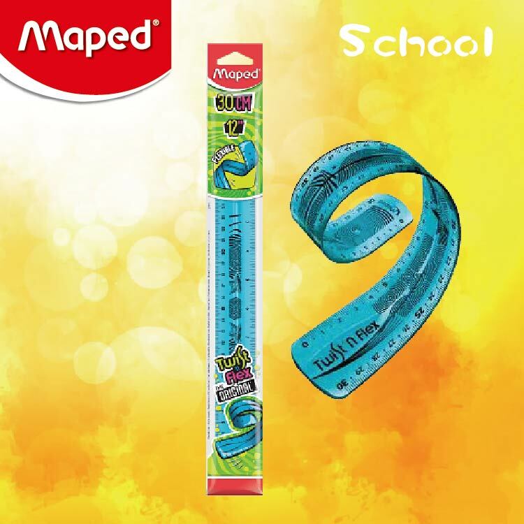 Maped 30cm Twist'n 不易斷間尺(藍色)