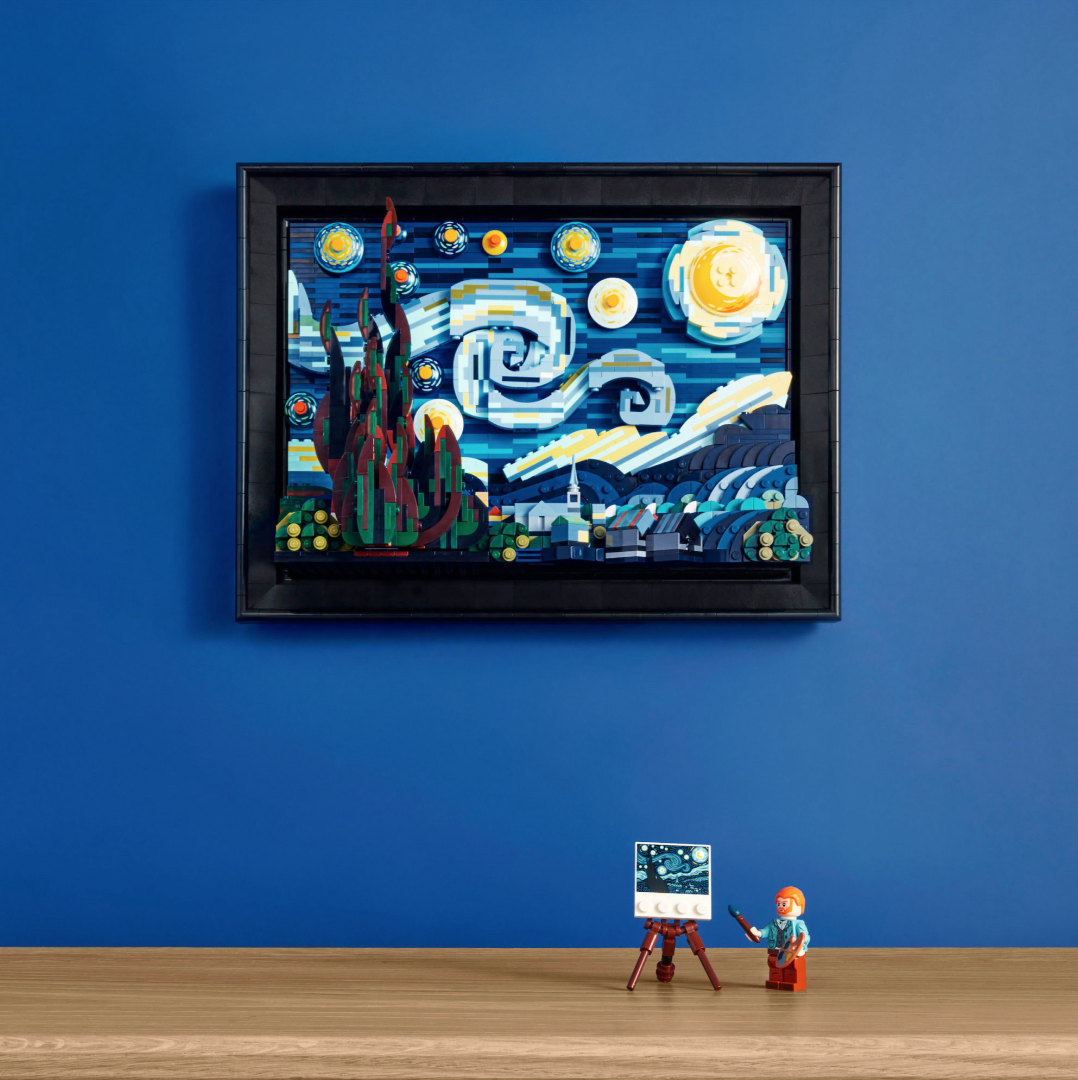 【APAIR】預購 LEGO x MOMA Van Gogh " The Starry Night " 梵谷星夜樂高  21333