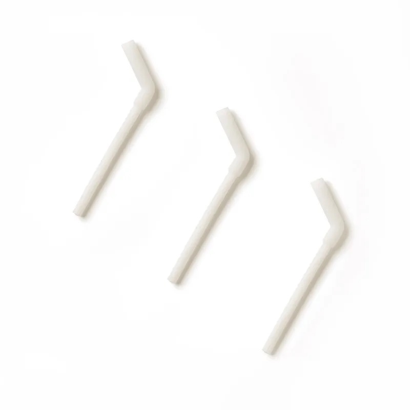 1-2-3 Sip! Silicone Straws Set of 3 - Cool Grey