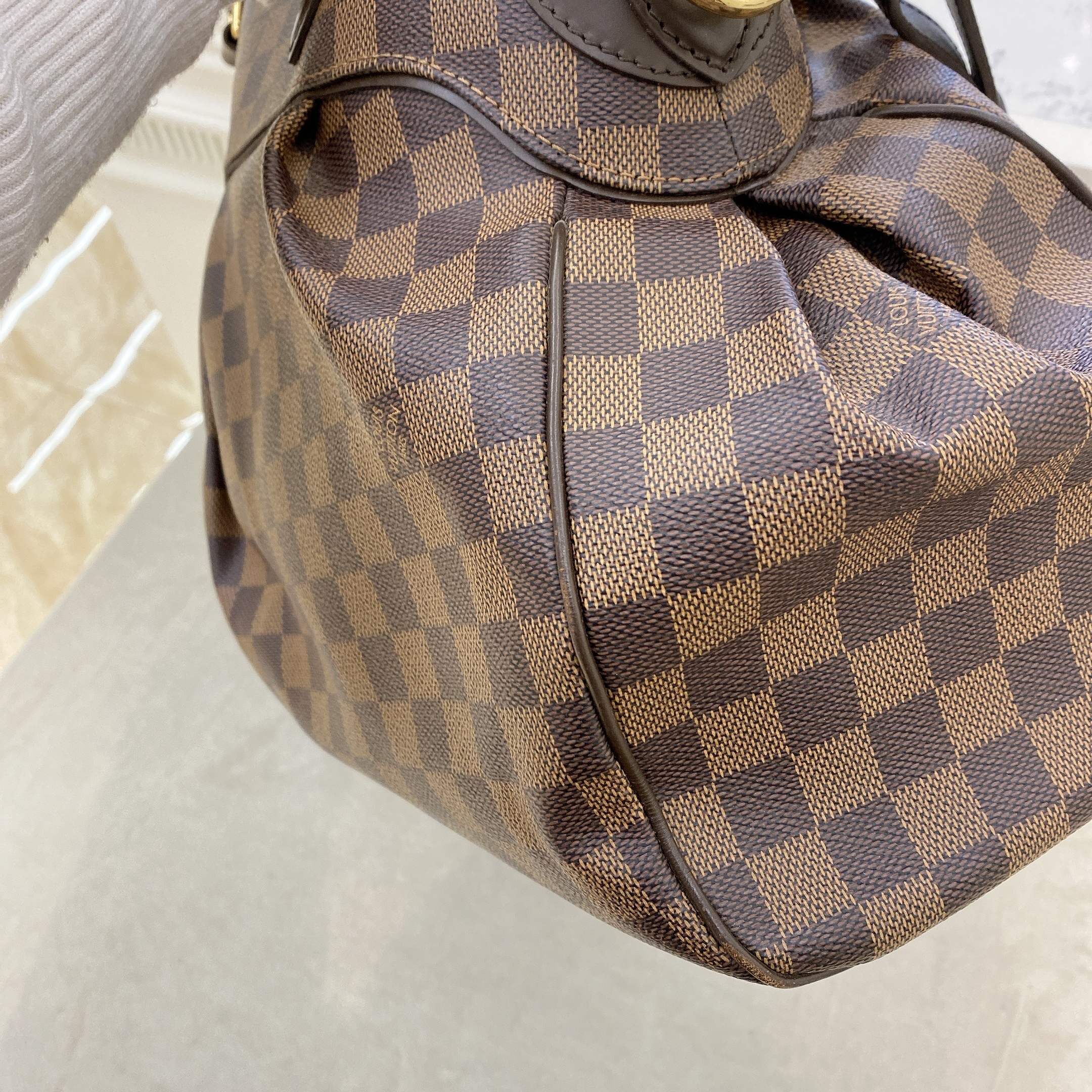 Pre-Owned Louis Vuitton Sistina PM Damier Ebene Shoulder Bag - Pristine  Condition 