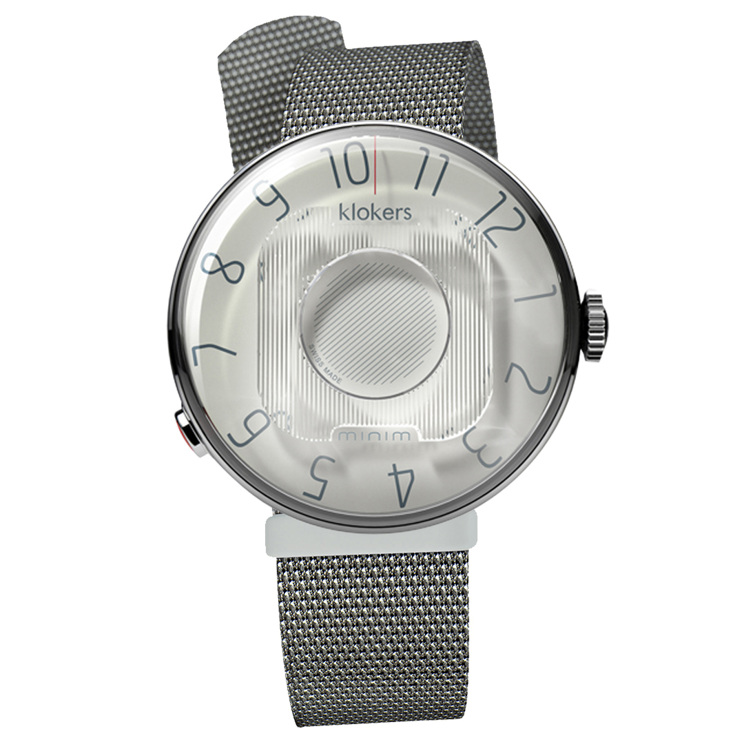 KLOK-08-M3 礦物灰色錶頭+米蘭錶帶