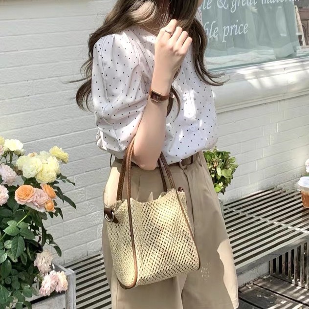 B0222620春夏編織包中包/二色