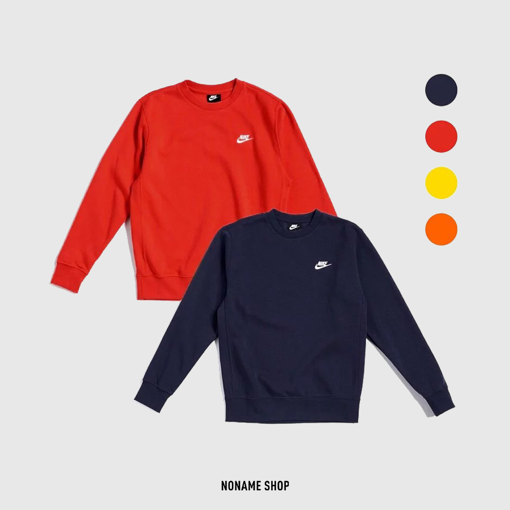 🎄聖誕限定優惠🎄 NIKE Sportswear Club 刺繡 字勾 大學T 長袖 長袖上衣 四色