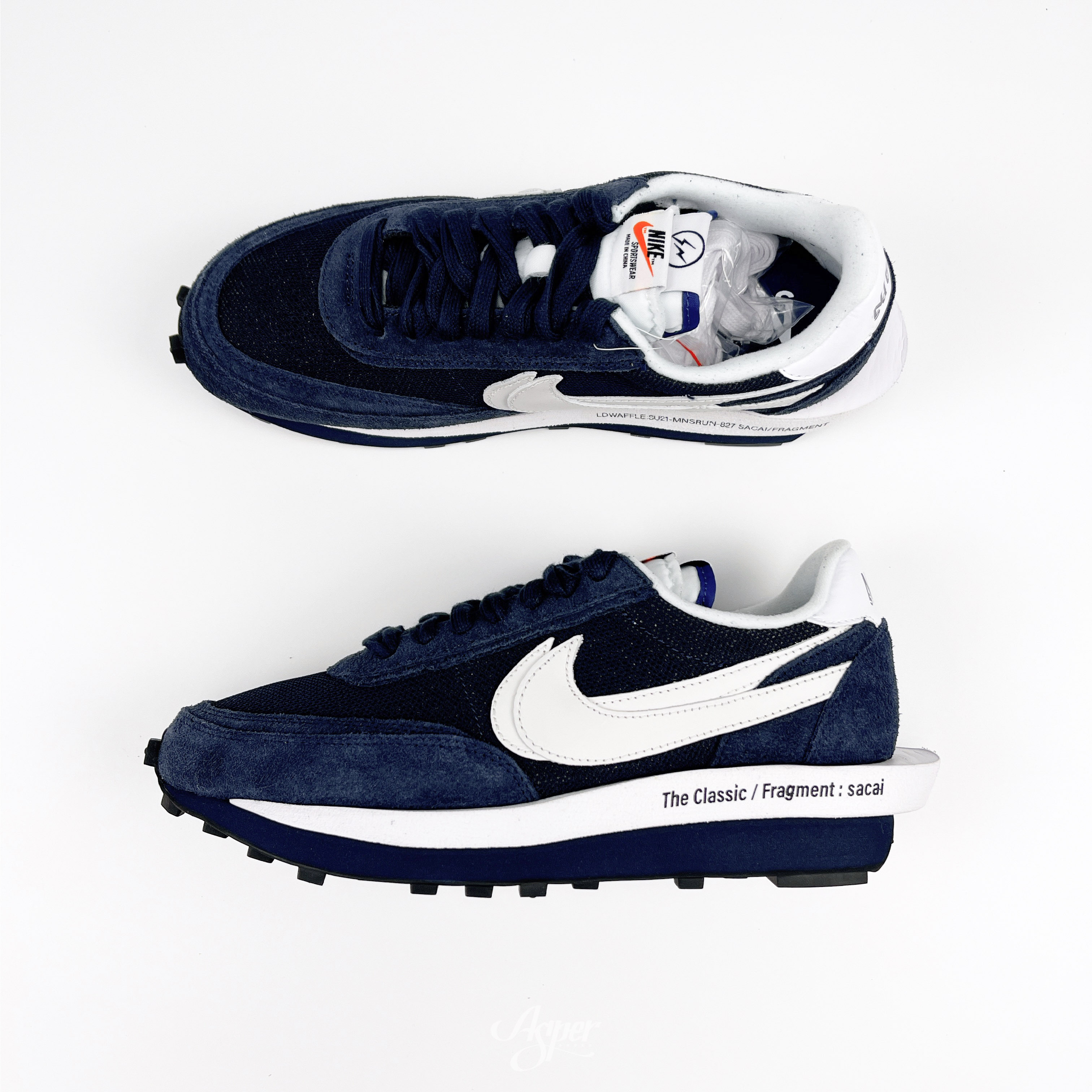 Fragment x Sacai x Nike LDWaffle 藤原浩聯名款藍色DH2684-400