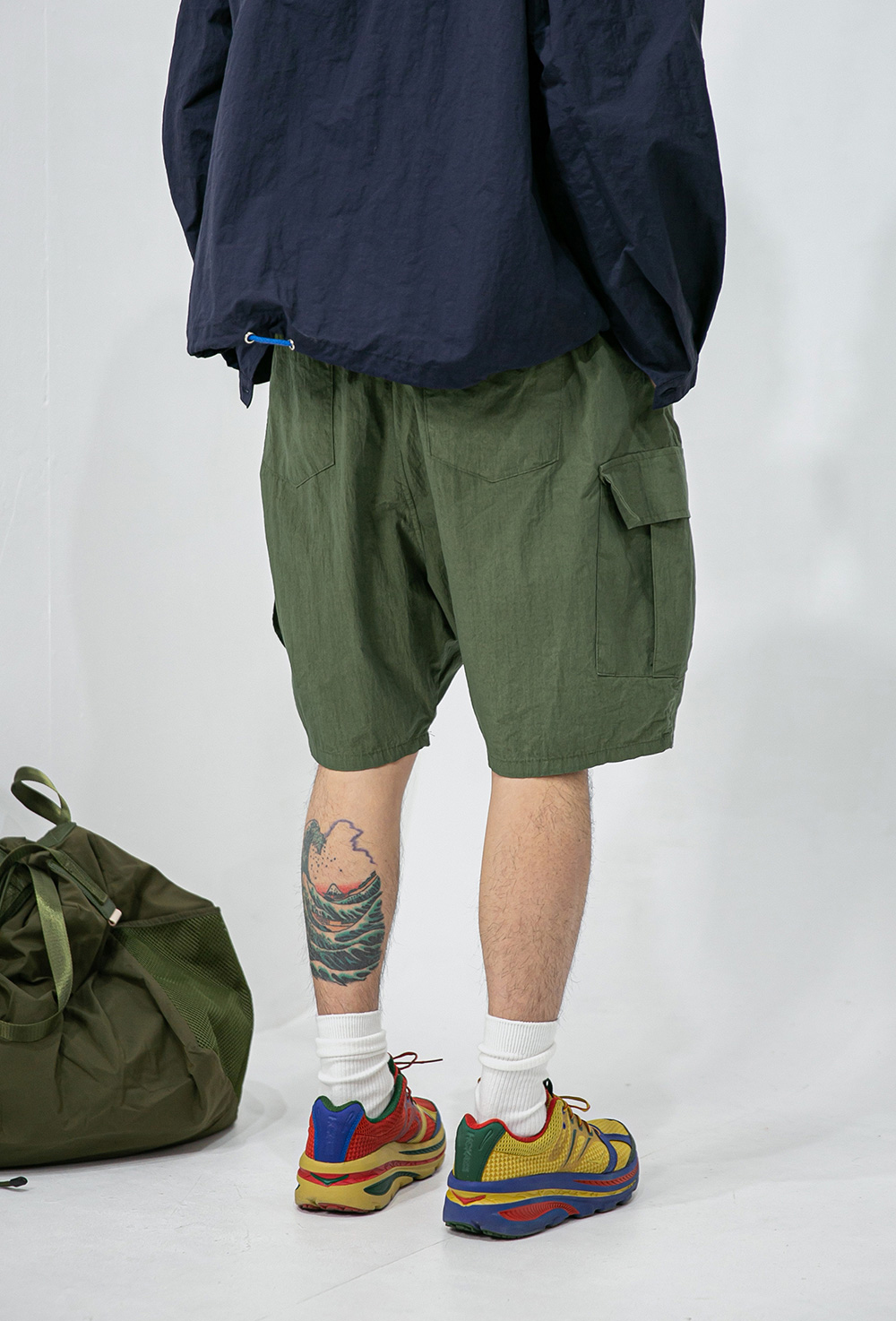 【ANGLAN】Volume Cargo Shorts ANGLAN Volume Cargo Shorts