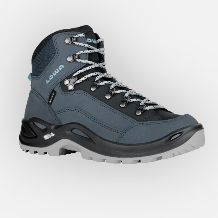 LOWA RENEGADE GORE-TEX® 女 中筒多功能健行鞋 煙藍