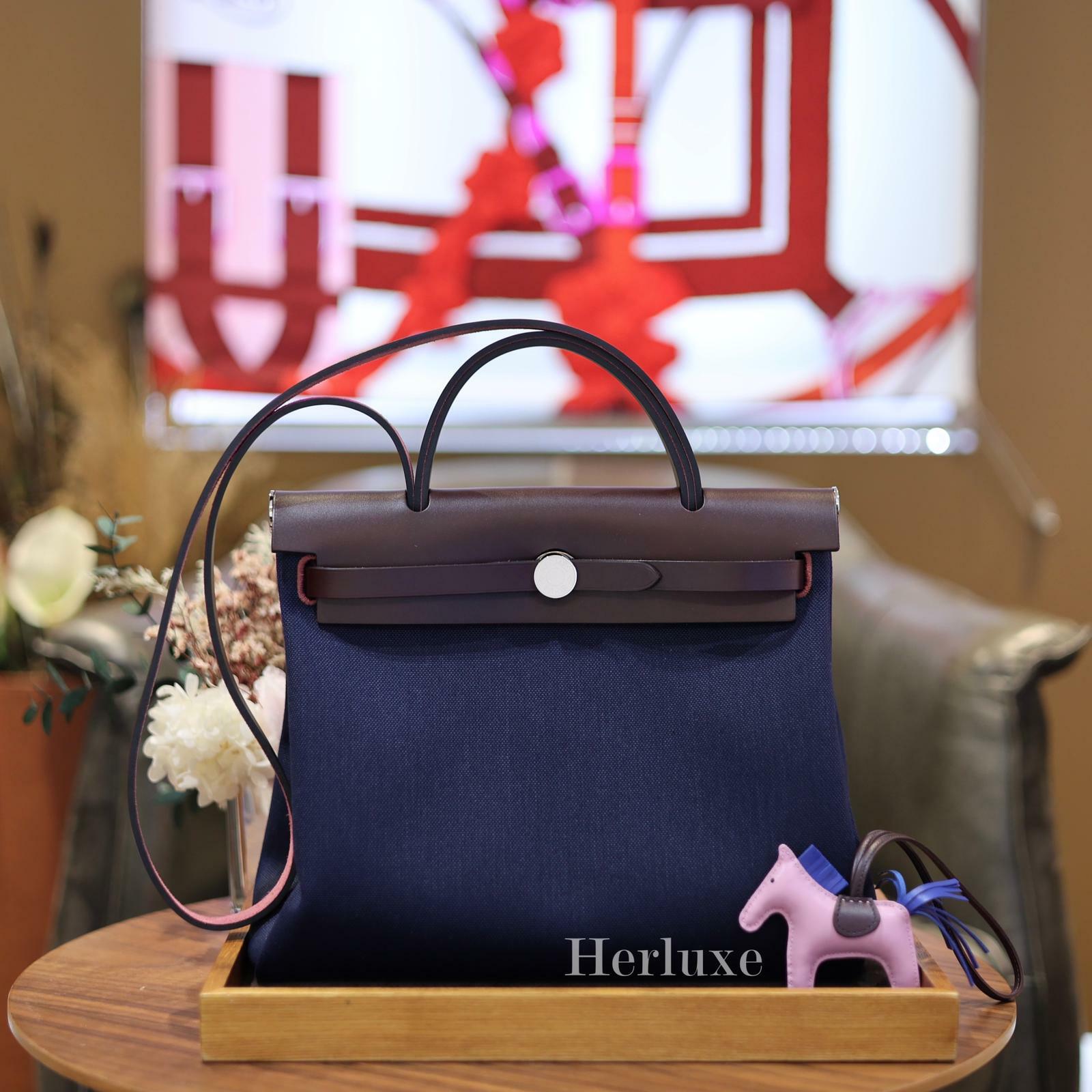 Herbag 31 78 bleu marine/ 0G rouge sellier ck canvas