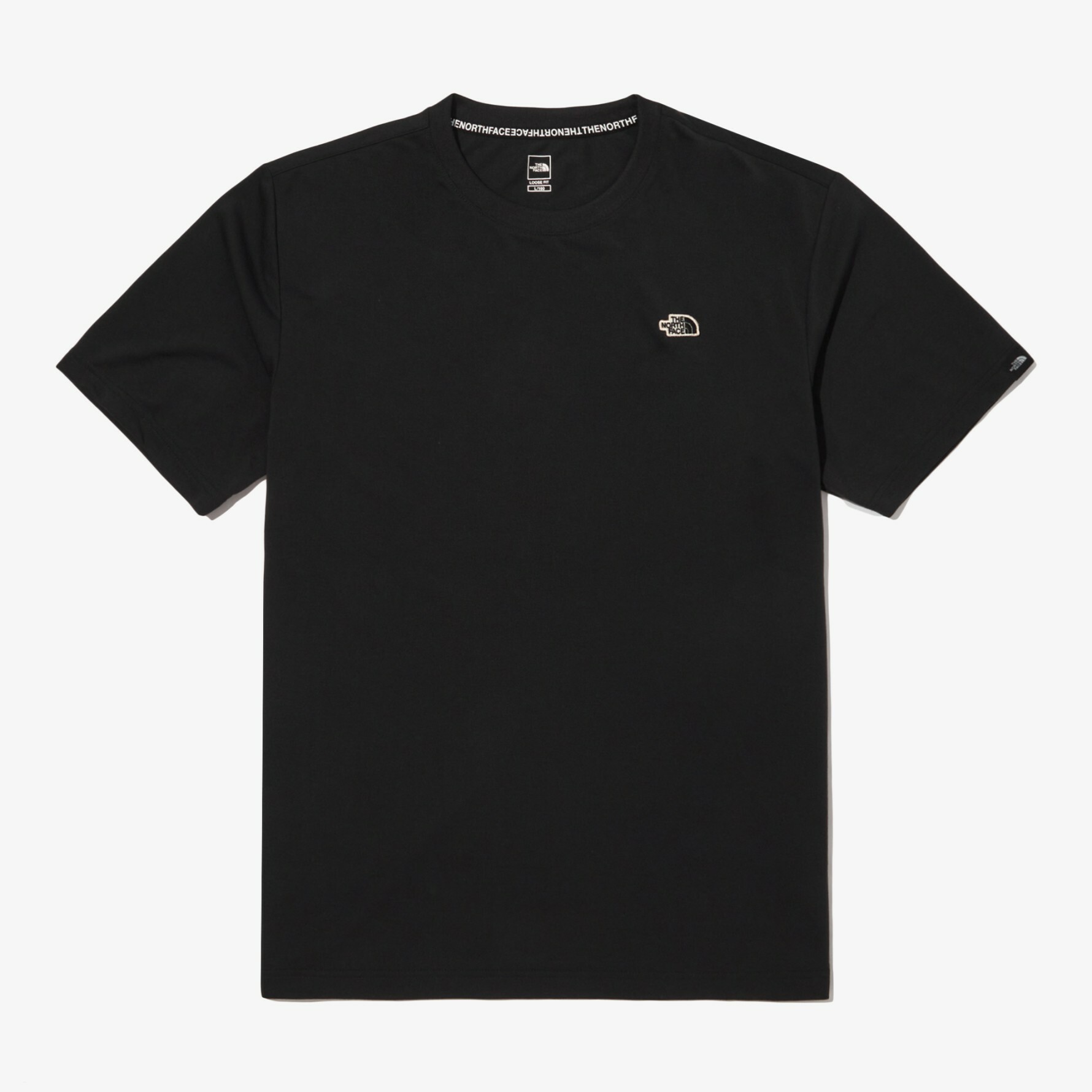 THE NORTH FACE EX S/S R 刺繡小LOGO 短袖 短T 黑 NT7UN26A