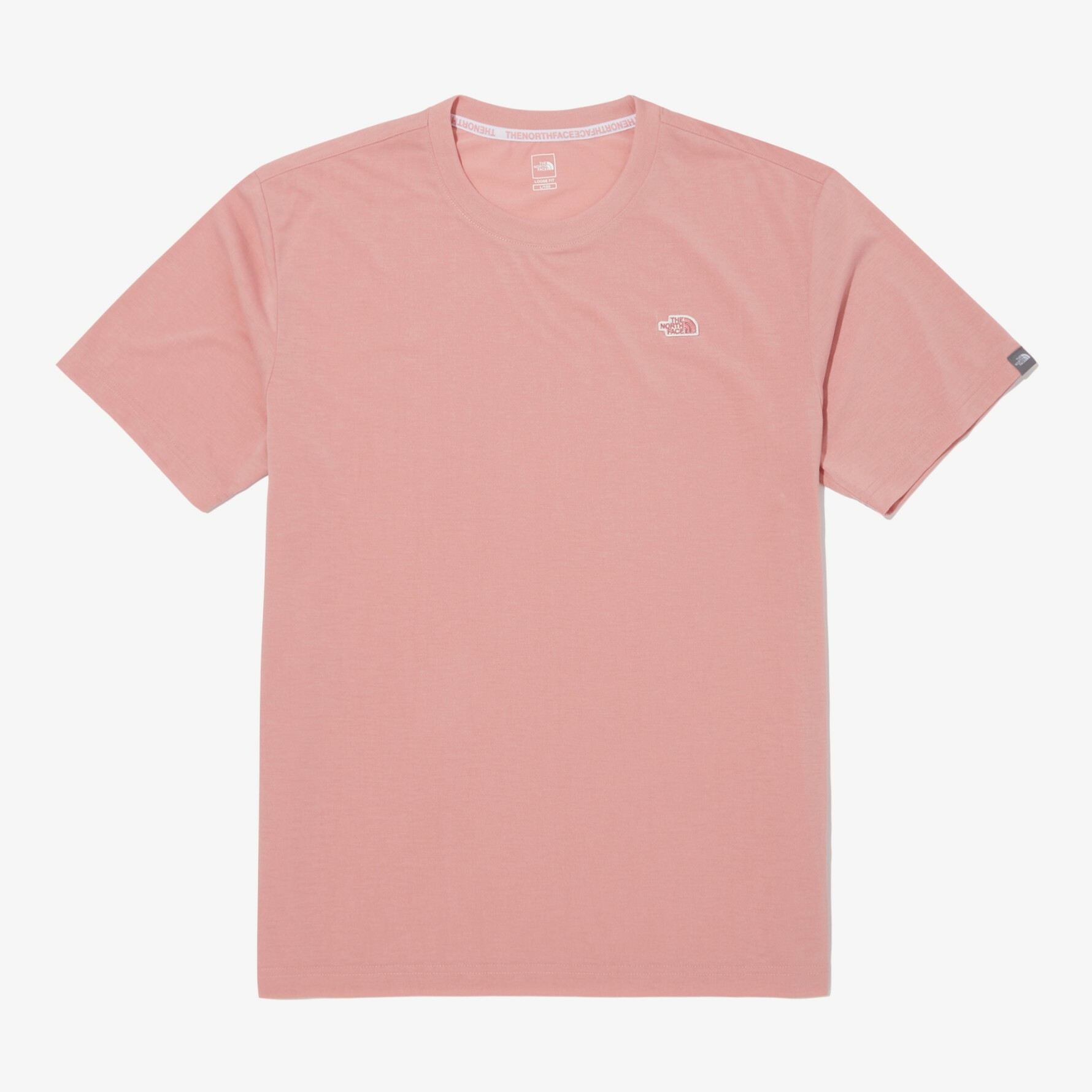 THE NORTH FACE EX S/S R 刺繡小LOGO 短袖 短T 粉紅色 NT7UN26C