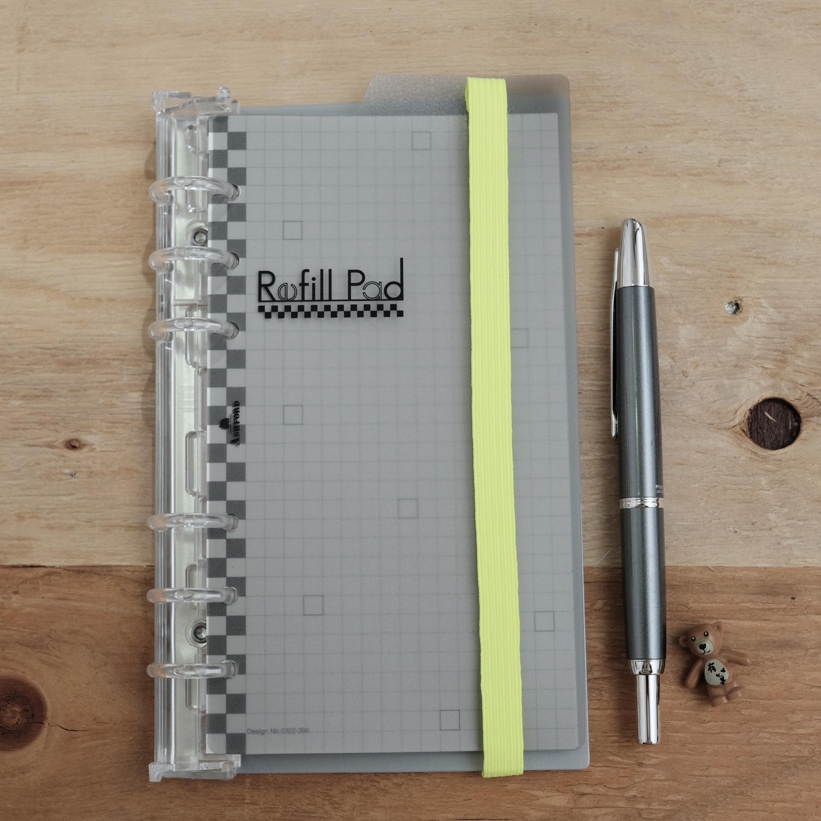 ASHFORD - BIBLE / Design Refill Pad / Grid (Silver Cover)