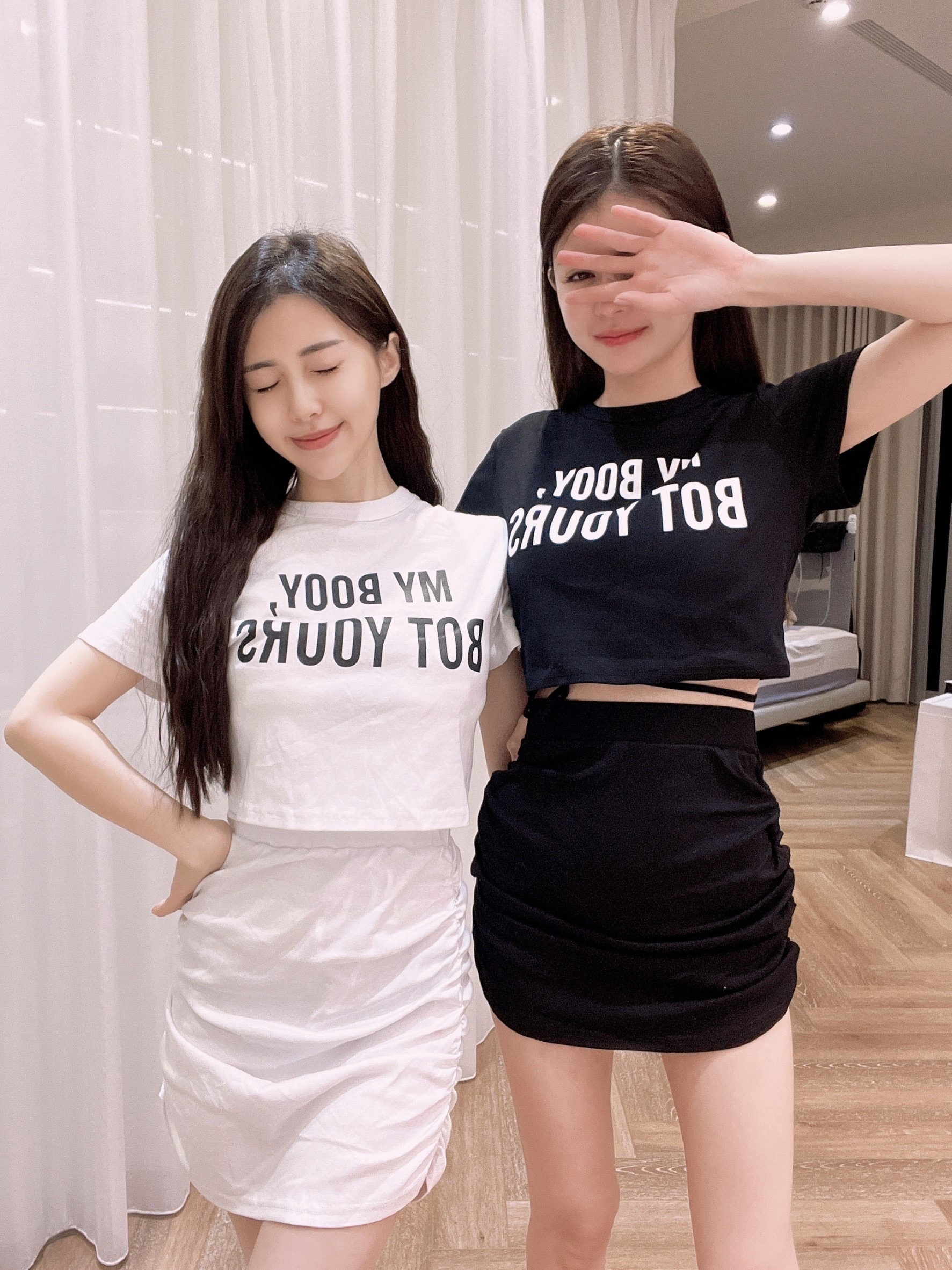 字母挖背套裝|現貨商品