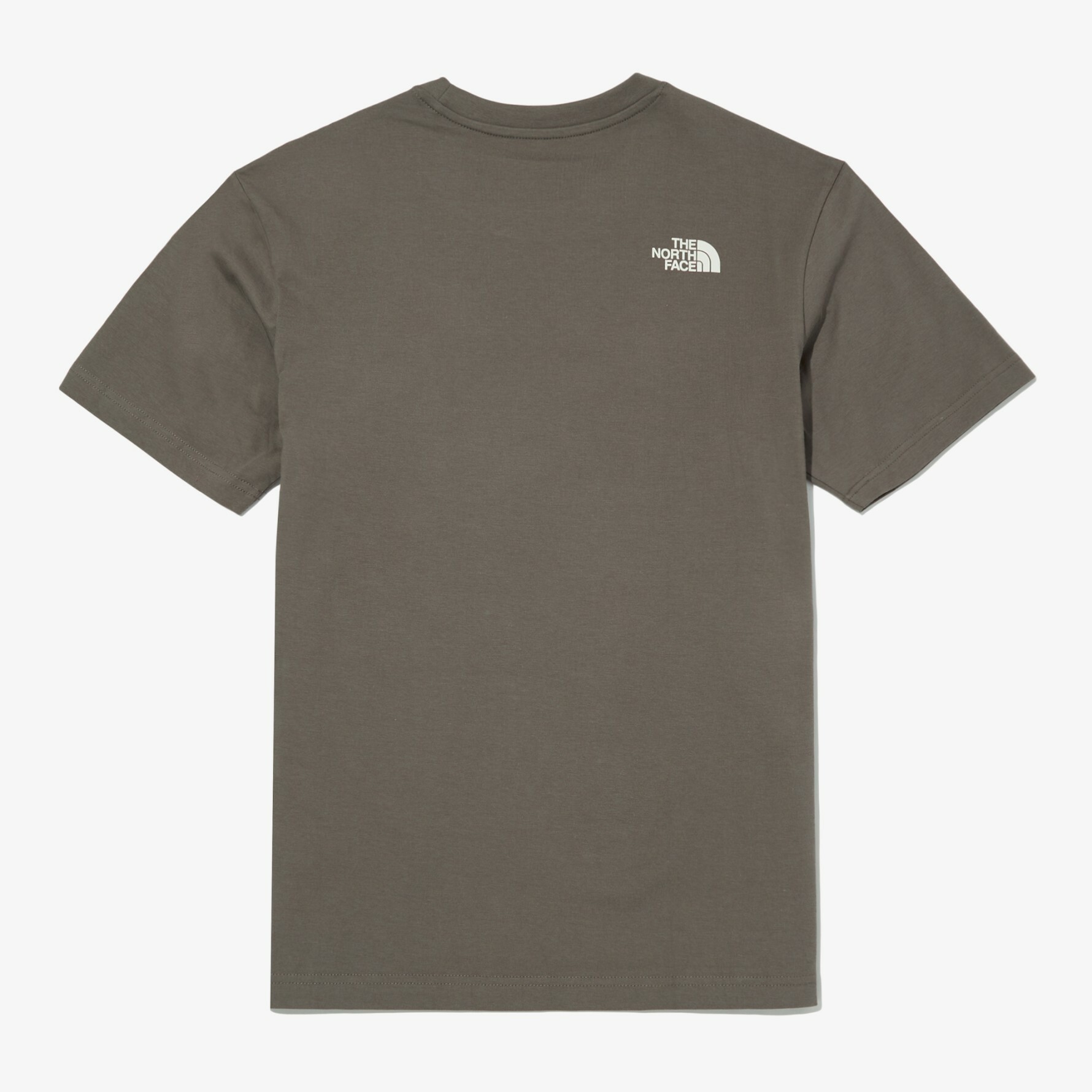 THE NORTH FACE COTTON 素色 基本款 短袖 短T 淺咖啡 NT7UN04C