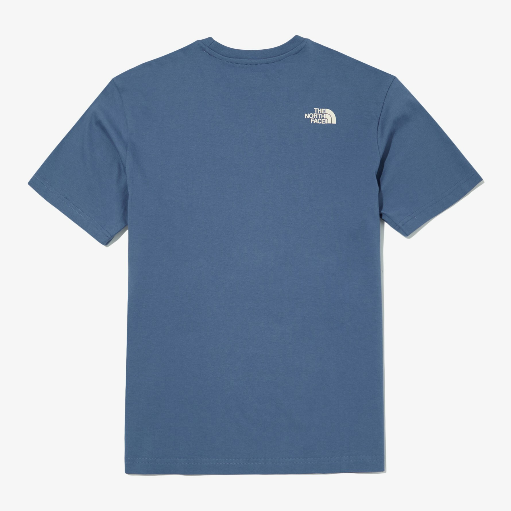 THE NORTH FACE COTTON 素色 基本款 短袖 短T 淺藍色 NT7UN04H