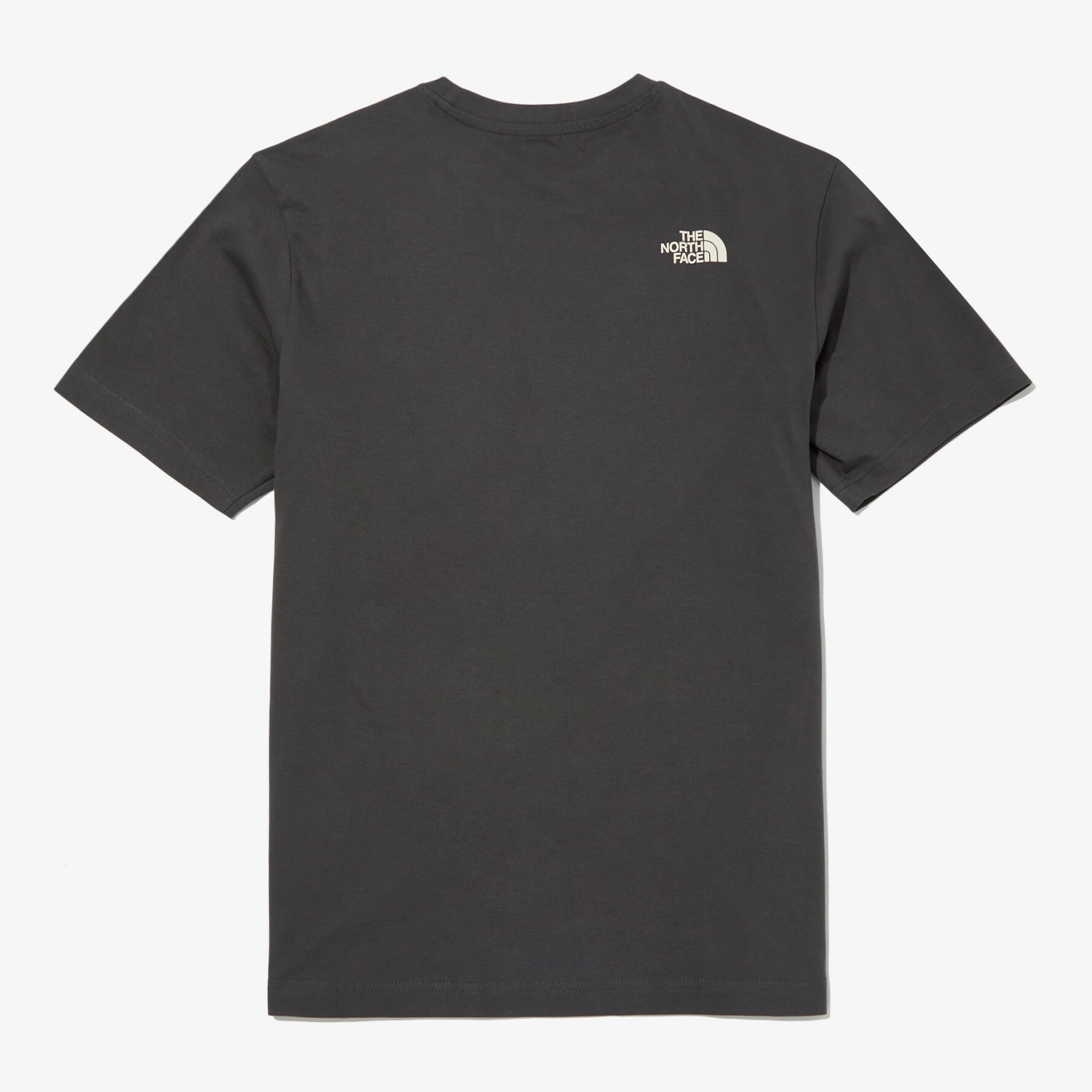 THE NORTH FACE COTTON 素色 基本款 短袖 短T 炭灰 NT7UN04I