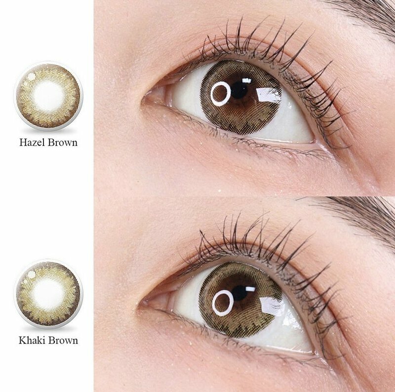 [一盒2色][預訂] Lenstown Romantea Tokyo Brown Party 日拋彩妝隱形眼鏡｜每盒20片