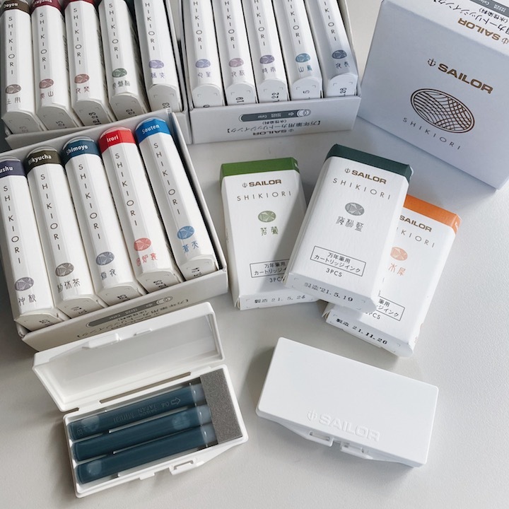 寫樂 SHIKIORI 四季織卡式墨水｜日本 Sailor