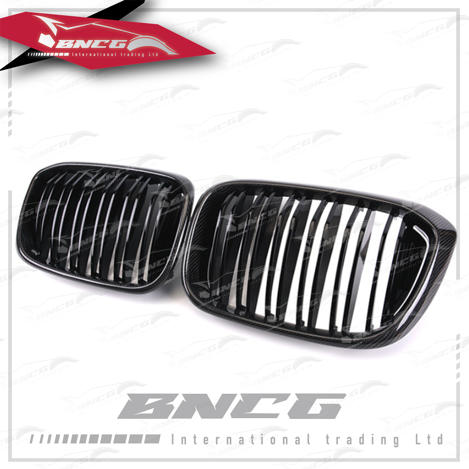 寶馬 BMW X3 G01 X4 G02 改裝 雙槓 卡夢 碳纖維 外觀件 水箱罩 【兩件裝】