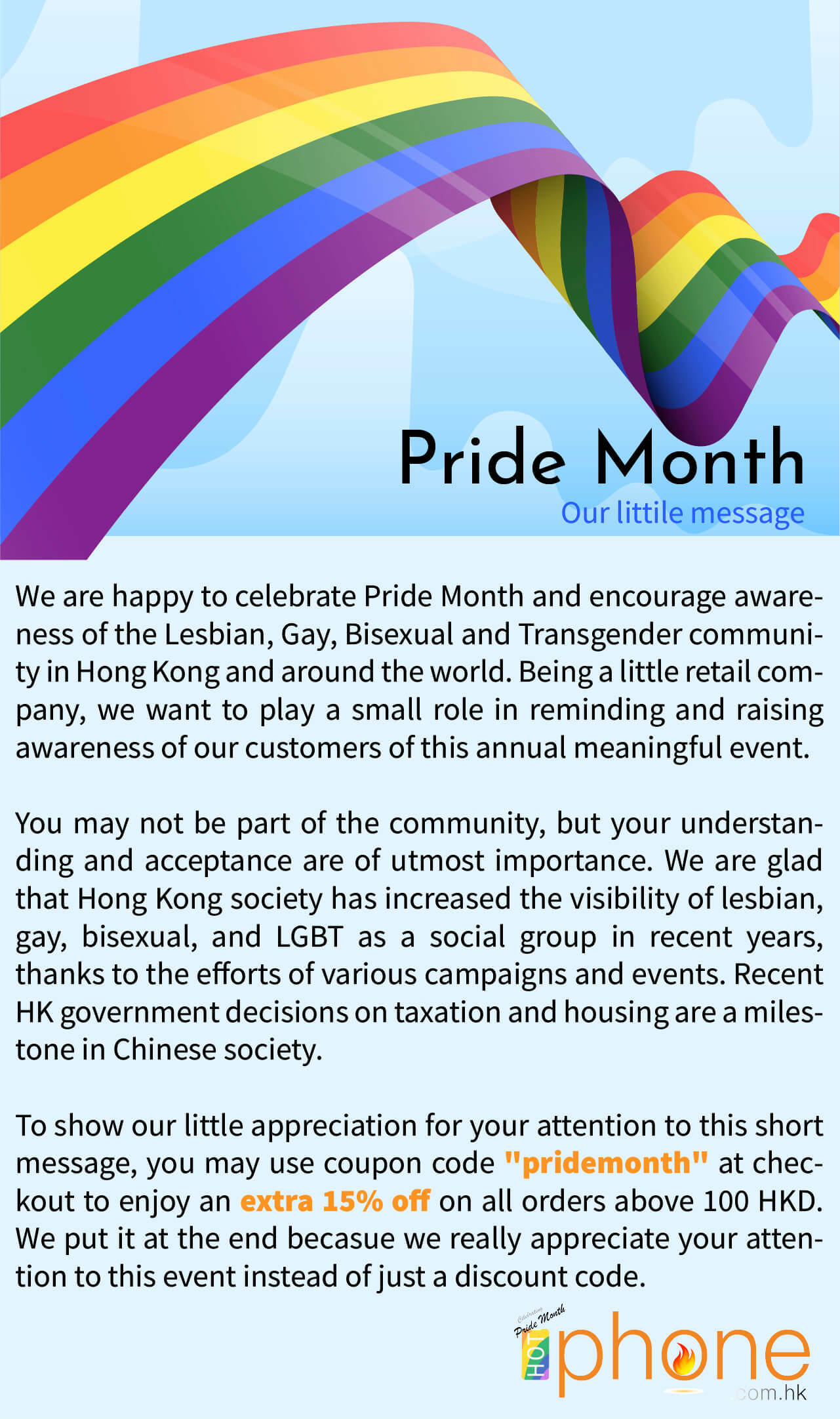 Pride Month at Hotphone.com.hk