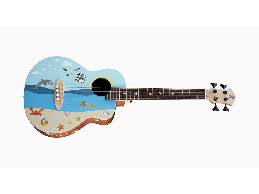 aNueNue - MTK Kuta Sunset 36吋木貝斯 空心貝斯 旅行貝斯 可接電表演款