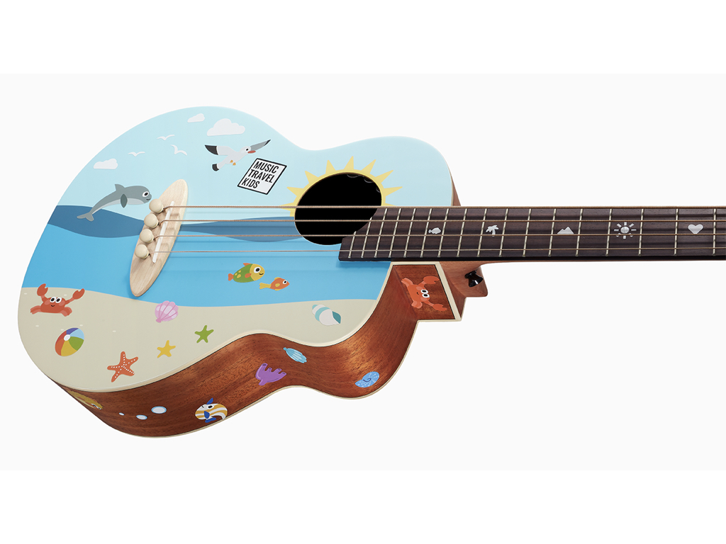 aNueNue aNueNue - MTK Kuta Sunset 36吋木貝斯 空心貝斯 旅行貝斯 可接電表演款 第 6 張圖片｜三峽吉他 / Bass