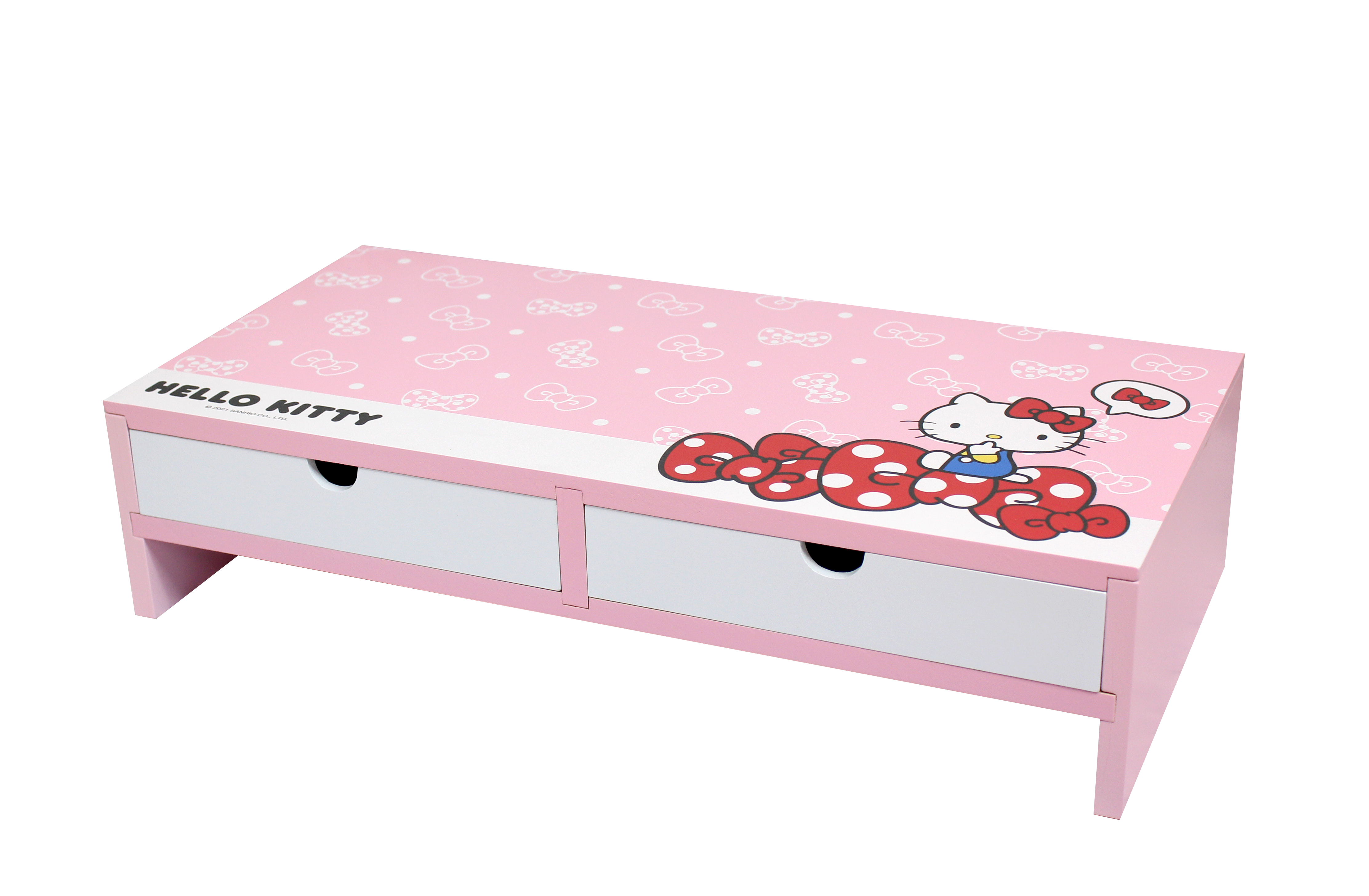 三麗鷗螢幕收納櫃-HELLO KITTY.美樂蒂