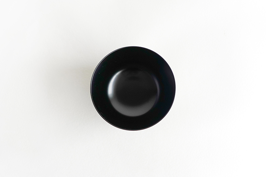 松屋漆器-可機洗 丼飯碗 大／黑