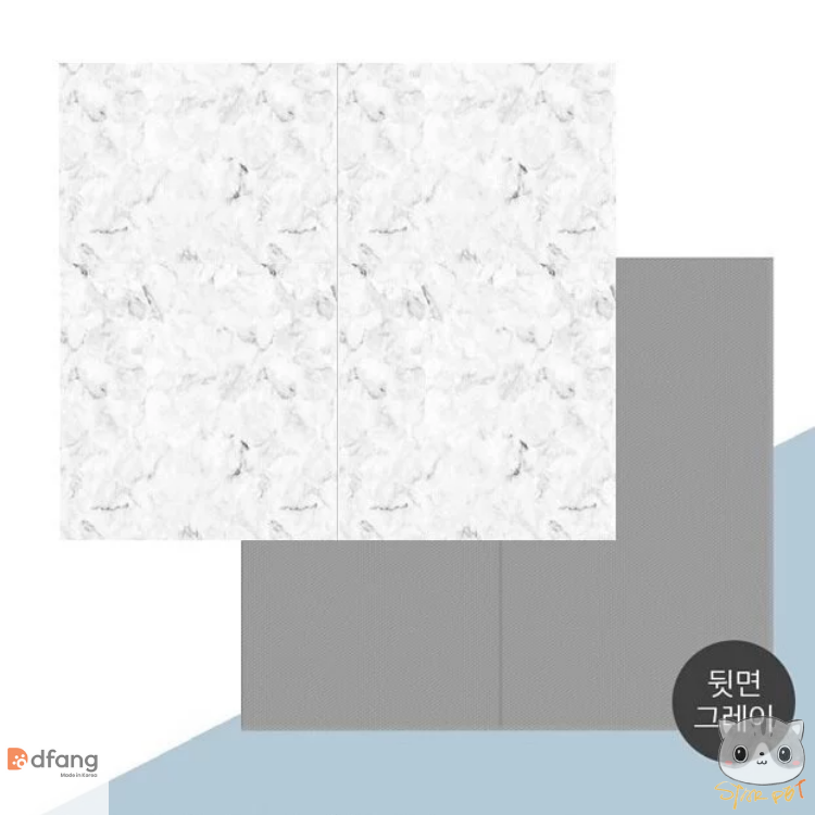 Dfang - 120cmX140cmX7mm Anti-Slip Waterproof Mat (Enhanced Anti-Scratch Layer D.Film) - Marble