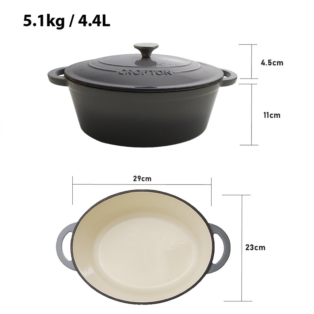 PRE ORDER/ETA: March Crofton Cast Aluminium Dutch Oven Php 2500