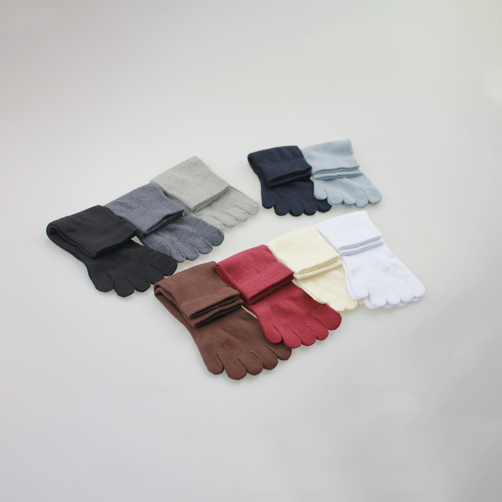 素面。五趾襪。短襪901