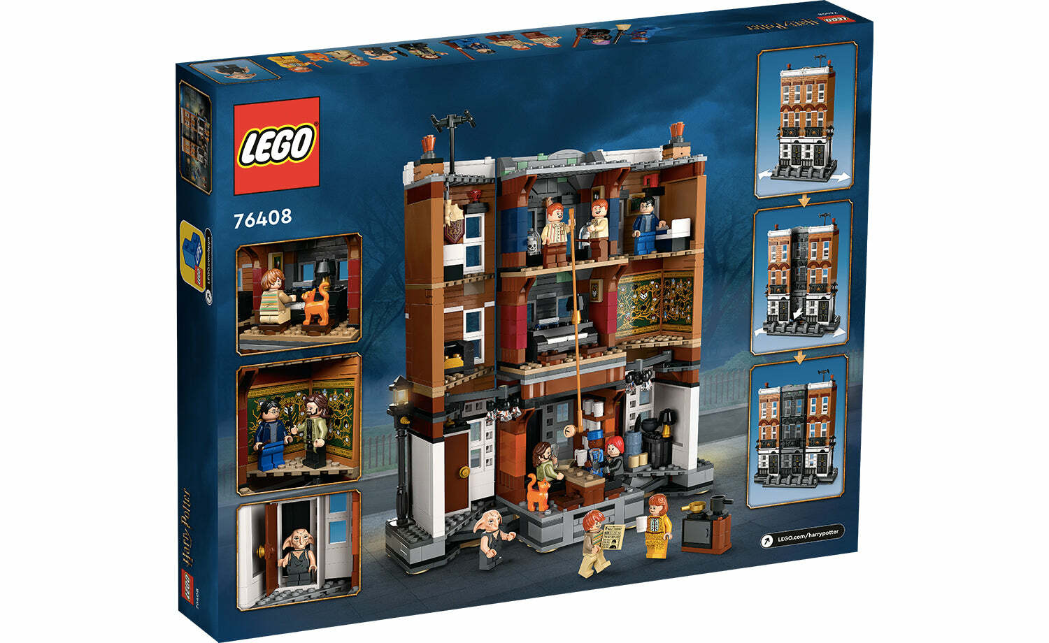 [飛米樂高積木磚賣店] LEGO 76408  Harry Potter-Hogwarts™ 葛里某街十二號