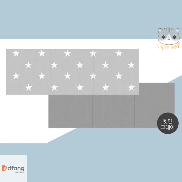 Dfang - 180cmX70cmX7mm Anti-Slip Waterproof Mat (Enhanced Anti-Scratch Layer D.Film) - Star