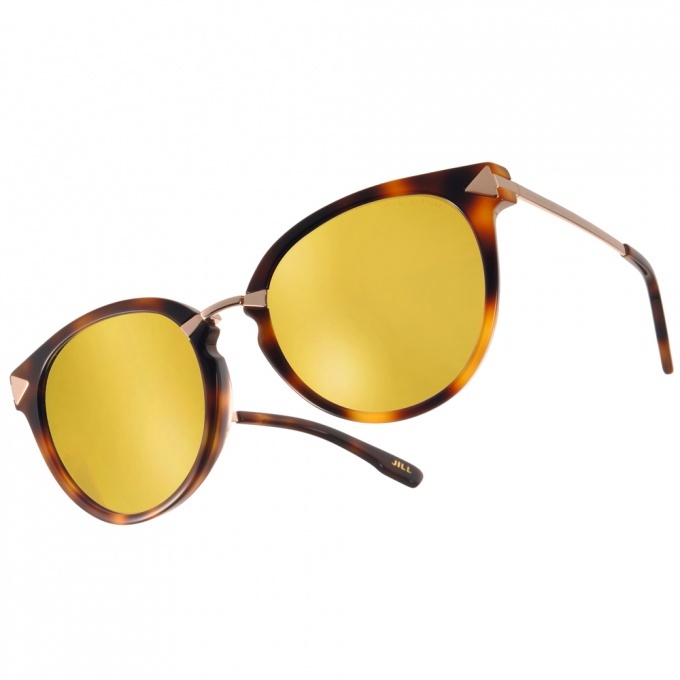 【JILL STUART】JB20013 C2 水銀鏡面微貓眼框太陽眼鏡