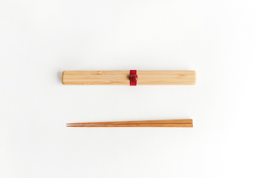 公長齋小菅-食膳筷盒組 S 紅