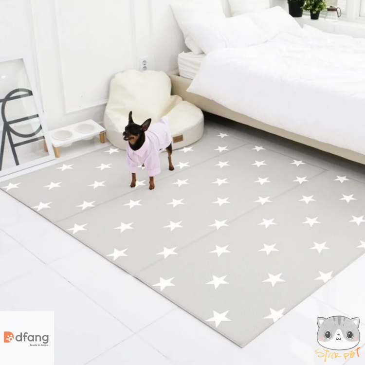 Dfang - 180cmX140cmX7mm Anti-Slip Waterproof Mat (Enhanced Anti-Scratch Layer D.Film) - Star