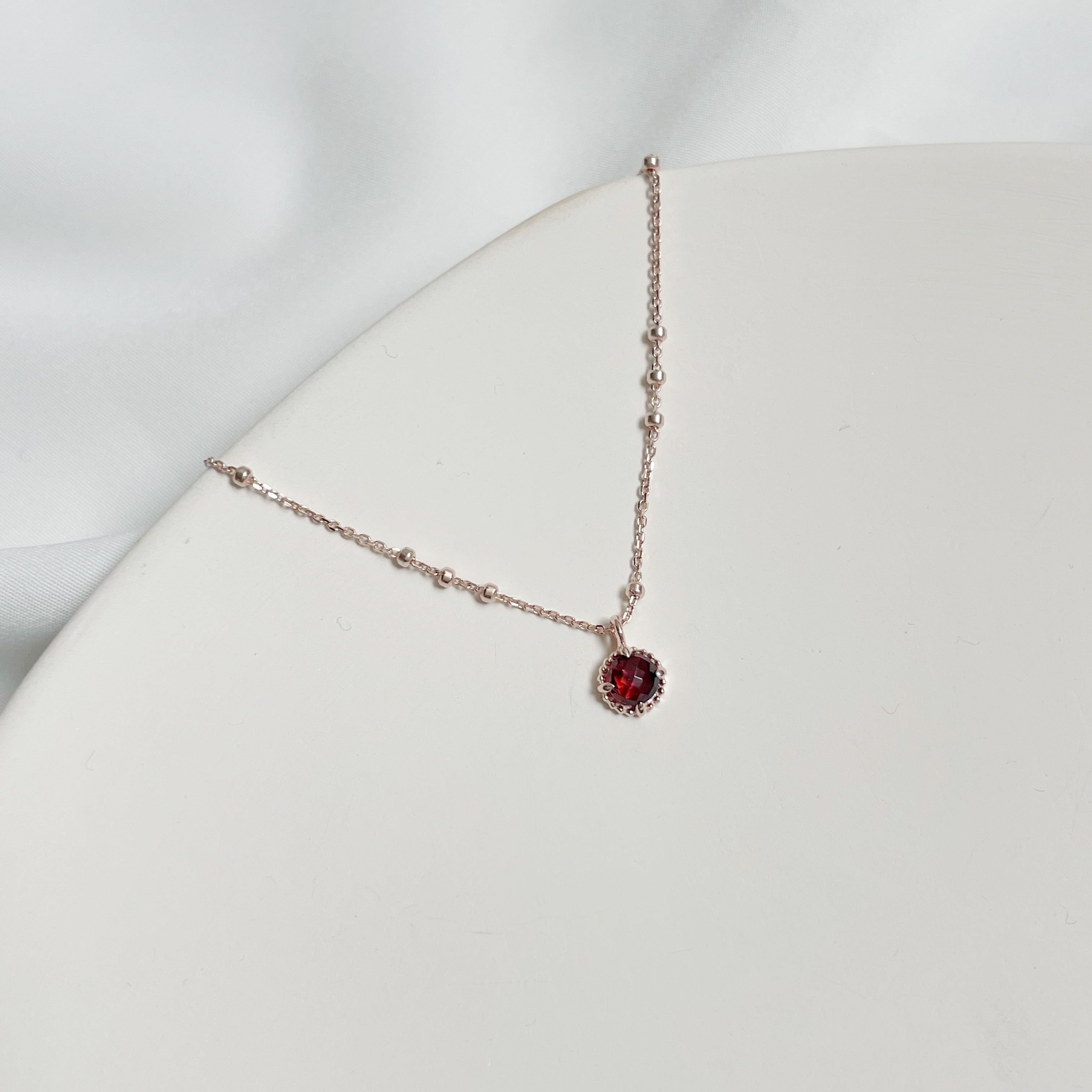 麻花小蛋撻石榴triplets項鍊