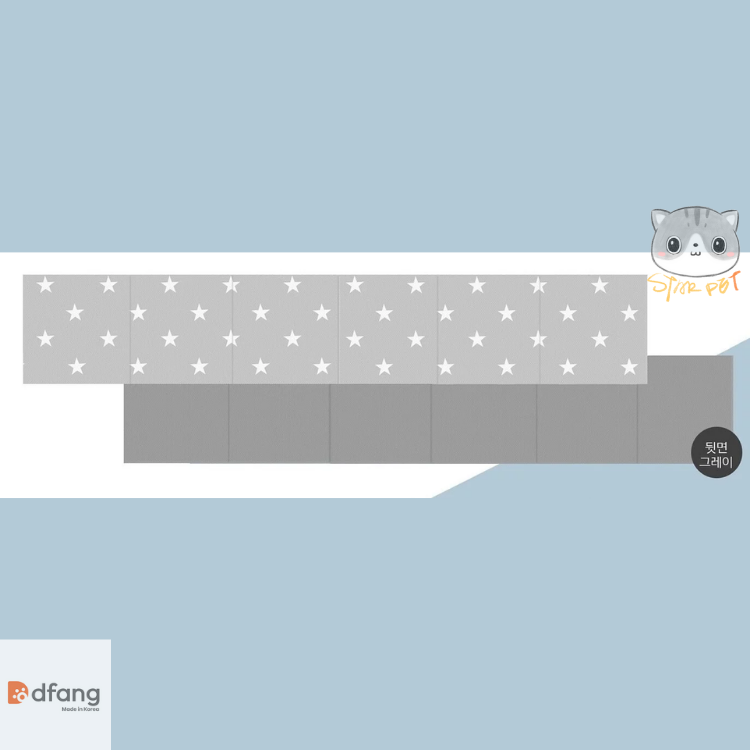 Dfang - 360cmX70cmX7mm Anti-Slip Waterproof Mat (Enhanced Anti-Scratch Layer D.Film) - Star