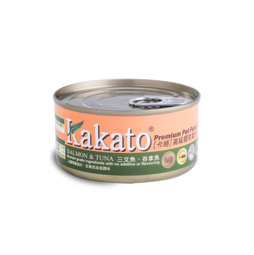 KAKATO 三文魚及吞拿魚 70g / 170g (24罐)