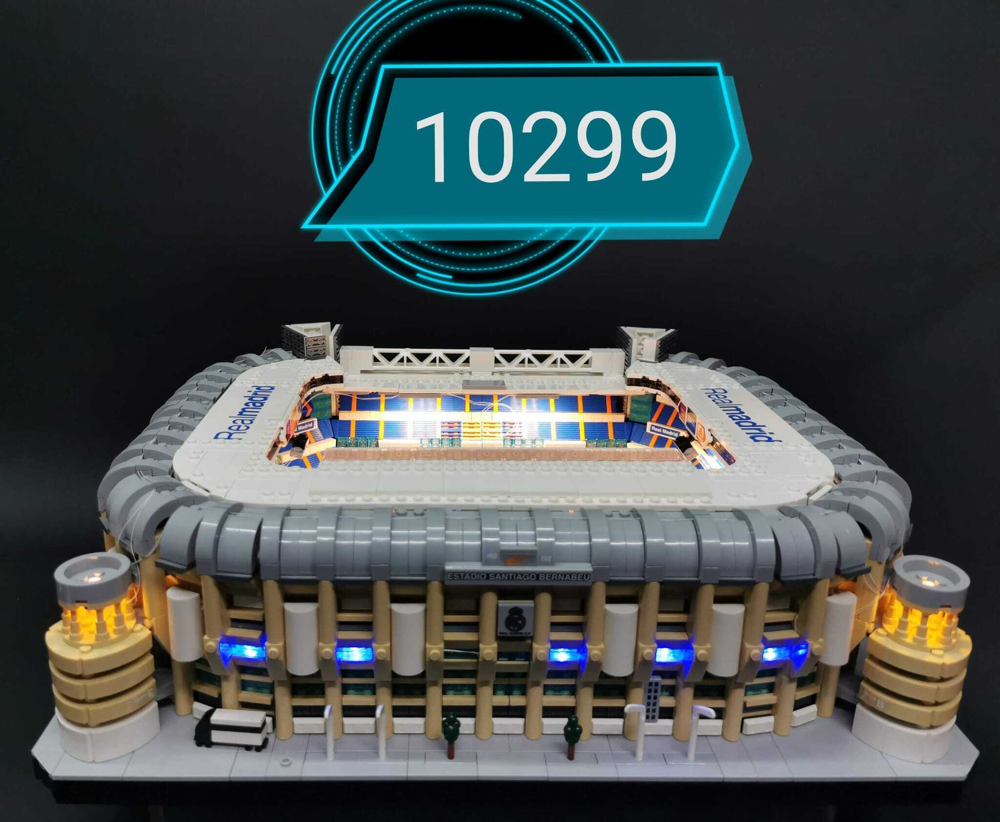 moc LED light for LEGO Creator Expert 10299 皇家馬德里 - 聖地牙哥·伯納烏球場 Real Madrid – Santiago Bernabéu Stadium(*LED燈,不含圖片中的LEGO*)