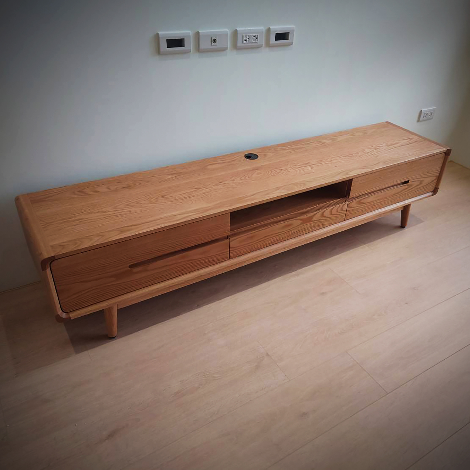 Esther-白橡木北歐簡約電視櫃|可訂製