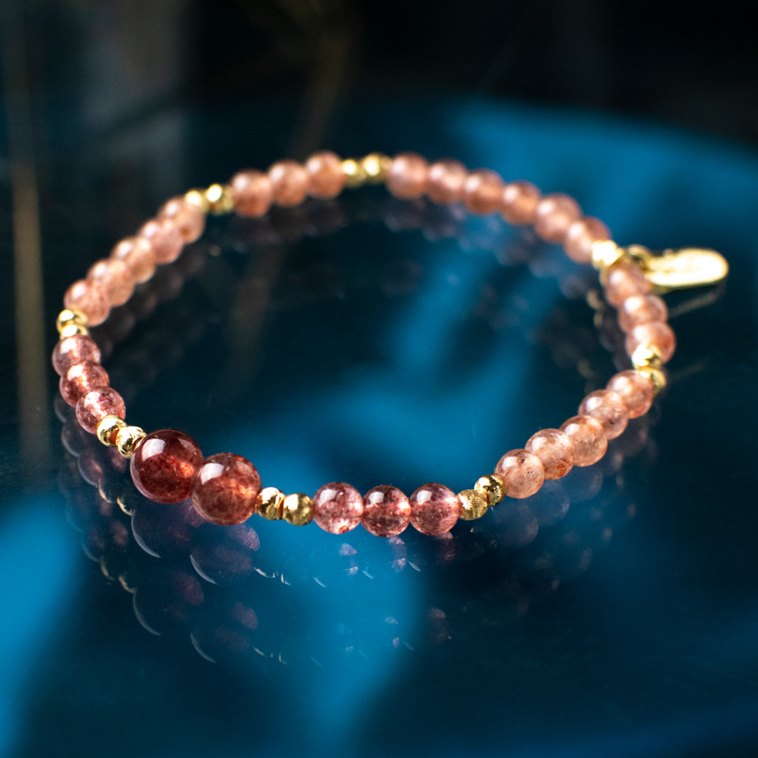 能量手鍊【璀璨年華】草莓晶手鍊