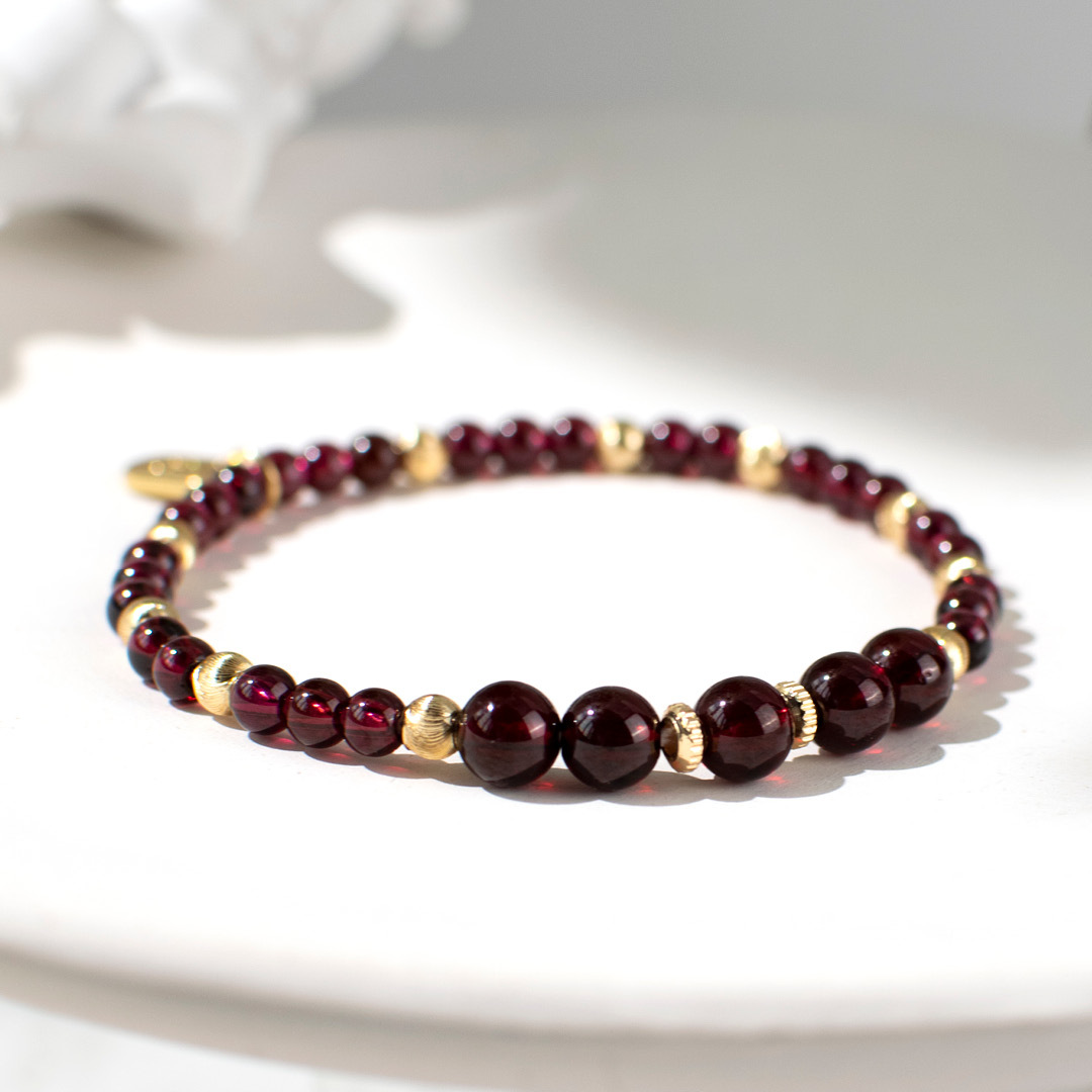 能量手鍊【璀璨年華】石榴石手鍊