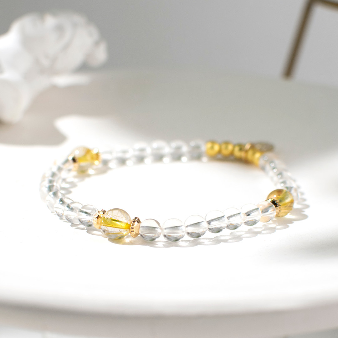 能量手鍊【璀璨年華】白水晶手鍊