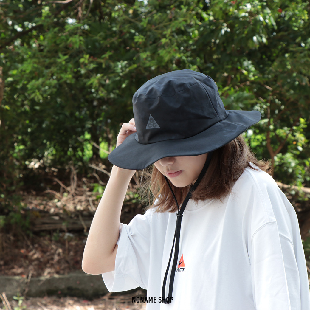 NIKE ACG 經典 基本款 小LOGO 復古 軍裝 Outdoor 漁夫帽 黑迷彩