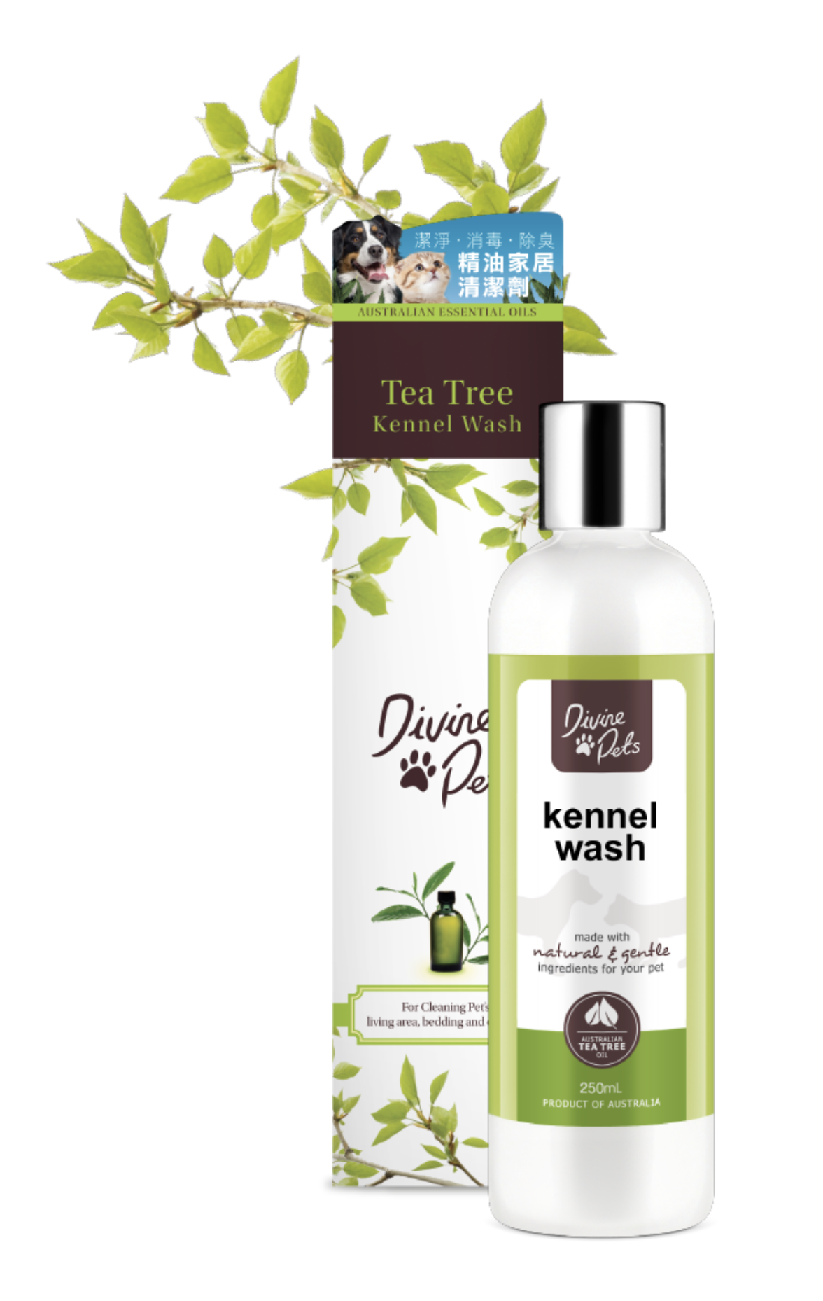 Divine Pets 精油家居清潔劑 250ML/5L（香港行貨）