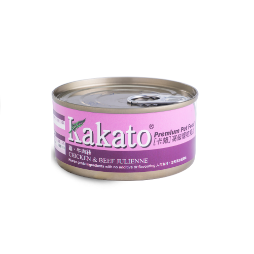 KAKATO雞牛肉絲70g / 170g (24罐)