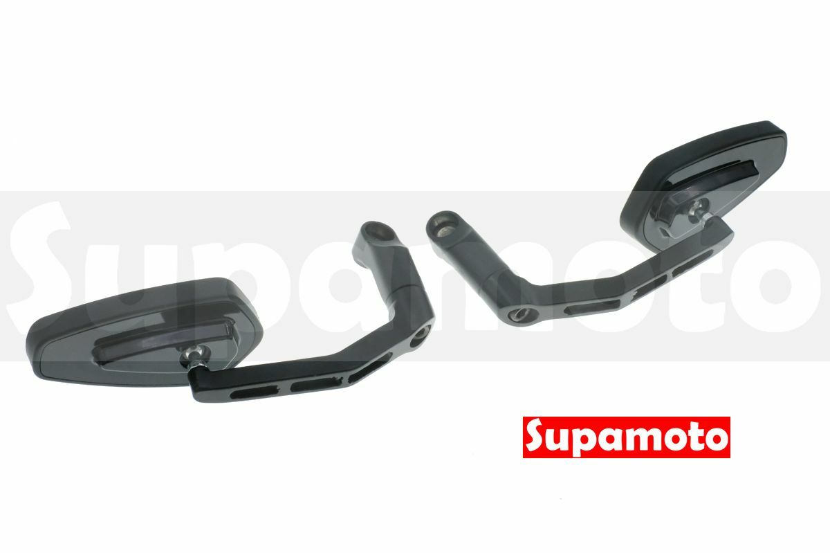 -Supamoto- M04 六角 牛角 後照鏡 後視鏡 通用 改裝 裸把 牛角鏡 檔車 速可達