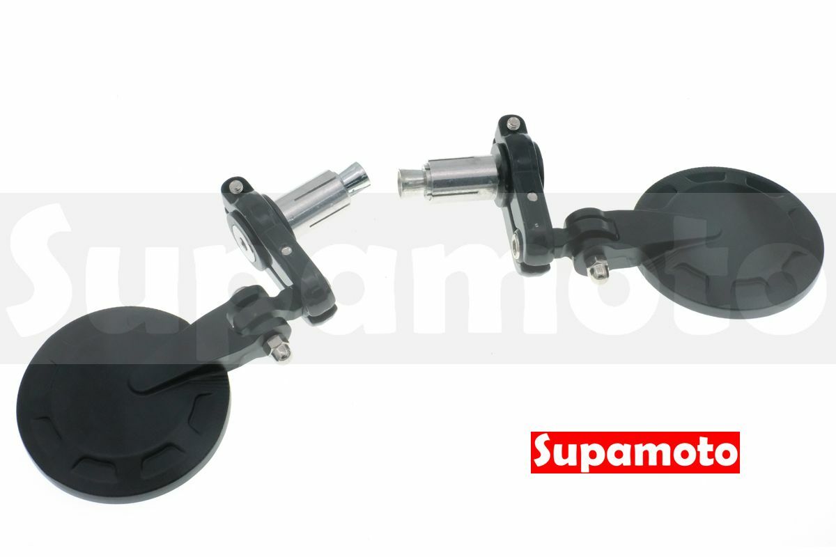 -Supamoto- M02 咖啡 圓形 平衡 端子 後照鏡 後視鏡 通用 改裝 復古 摺疊 手把鏡 手把鏡