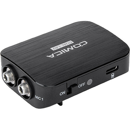 Comica Audio DUAL.LAV D03 SUC 多功能雙頭可拆卸式麥克風（3.5mm手機、USB-C手機及電腦通用）