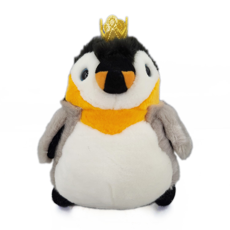 King Penguin With Crown Small Plush