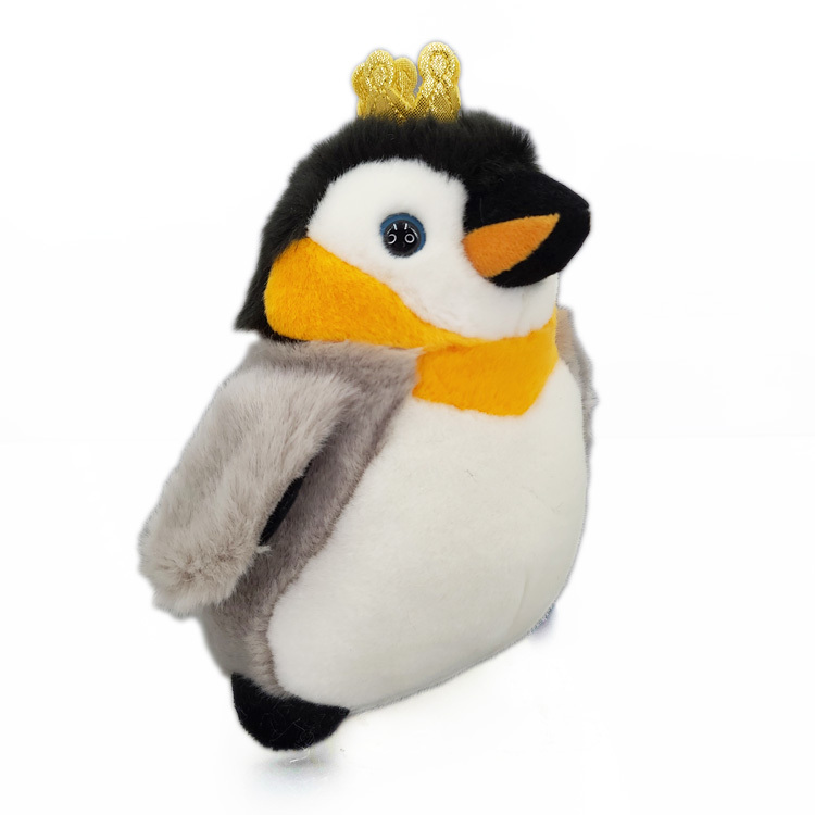 King Penguin With Crown Small Plush